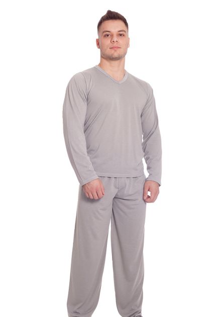 Pijama Masculino Longo Casual Peluciado Classico