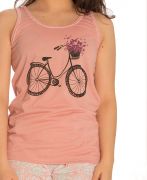 Pijama Plus Size Feminino Bicicleta