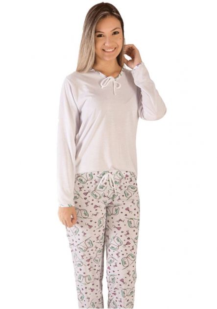 Pijama Plus Size Feminino Esmeralda