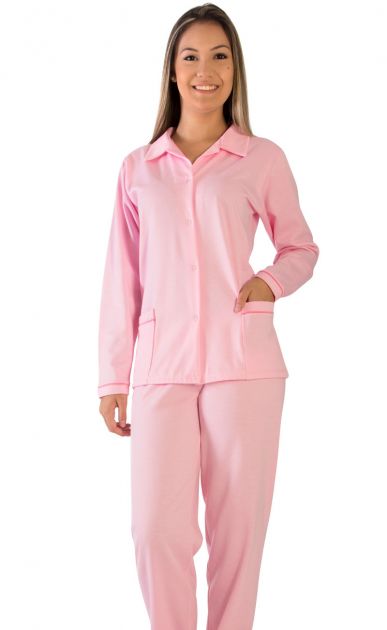 Pijama Plus Size Feminino Flanelado Annelise