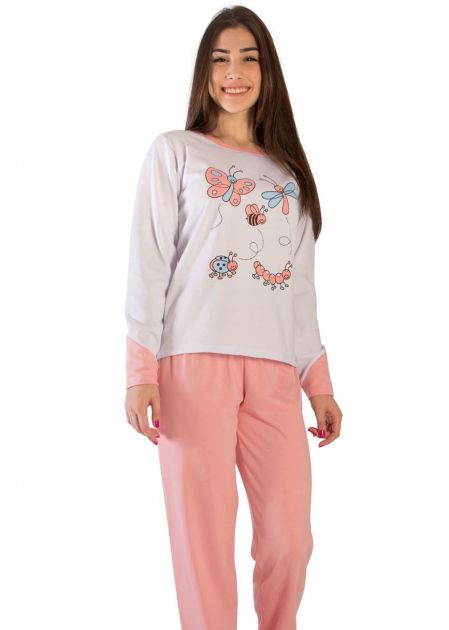 Pijama Plus Size Feminino Flanelado Joanna