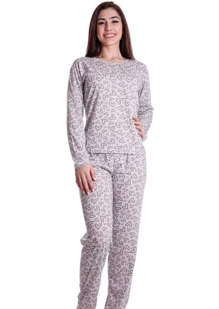 Pijama Plus Size Feminino Malha Estampada Variada